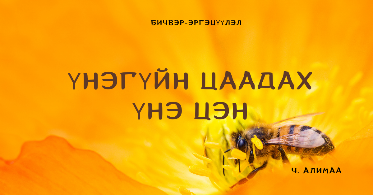 ҮНЭГҮЙН ЦААДАХ